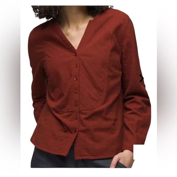 LONG SLEEVE TOP, KATYA, BY PRANA, MEDIUM - Picture 1 of 5